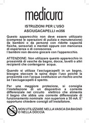 Medicura m356 Mode D'emploi