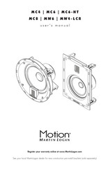 Martin Logan Motion MC6-HT Manuel De L'utilisateur