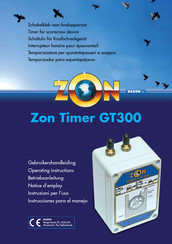 Dazon Zon Timer GT300 Notice D'emploi