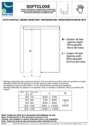 Mantion SOFTCLOSE SC-80 Notice De Montage