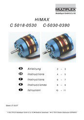 Multiplex HIMAX C 5018-0530 Instructions