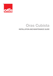 Oras Cubista 2810F-105 Guide D'installation Et D'entretien