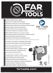 Far Tools DW 1100D Notice Originale