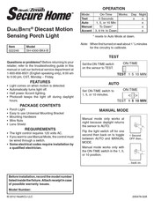 Heath Zenith Secure Home DualBrite SH-4300-BK4-B Mode D'emploi