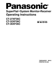 Panasonic CT-32XF36C Manuel D'utilisation
