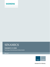 Siemens SINAMICS S120M Manuel