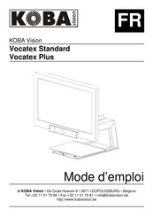 Koba Vision Vocatex Plus Mode D'emploi