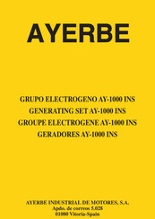 ayerbe AY-1000 INS Mode D'emploi