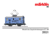 marklin 39531 Mode D'emploi