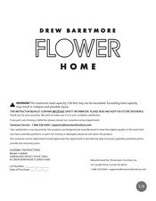 Drew Barrymore Flower Home 8684C Instructions De Montage