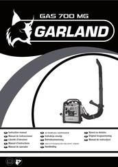 Garland GAS 700 MG Manuel D'instructions