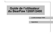 Mustek BearPaw 1200F/2400 Guide De L'utilisateur