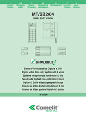 Comelit Simplebus 2 Feuille Technique