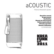 KREAFUNK aCOUSTIC Manuel D'utilisation