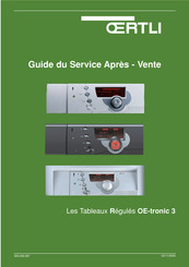 OERTLI OE-tronic 3 Guide Du Service Après-Vente