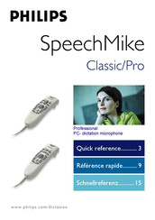 Philips SpeechMike Pro Référence Rapide
