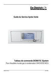 De Dietrich Thermique DIEMATIC iSystem Guide Du Service Après-Vente