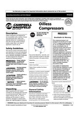 Campbell Hausfeld FP2040 Instructions D'utilisation Et Manual De Pieces