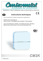 Centrometal CM2K Instructions Techniques