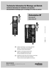 meibes Solar station M Documentation Technique Pour Le Montage Et La Mise En Service