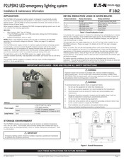 Eaton Crouse-Hinds Serie P2LPSM2 Informations D'installation Et D'entretien