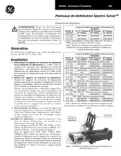 Ge Spectra Serie Instructions D'installation