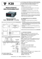 Tecnologic K39 Manuel D'ingénierie