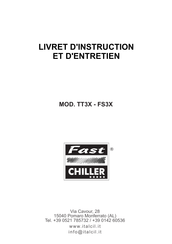 Fast Chiller FS3X Livret D'instructions Et D'entretien
