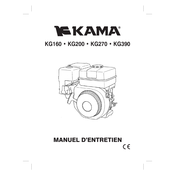 KAMA KG270 Manuel D'entretien