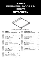Dometic Oceanair Skyscreen Powered Instructions De Montage Et De Service