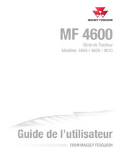 MASSEY FERGUSON MF 4609 Guide De L'utilisateur