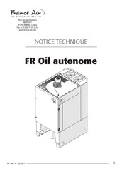 France Air FR OIL AUTONOME 8000 V-3 Notice Technique