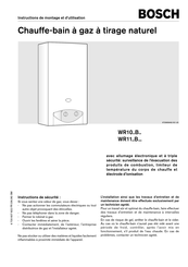 Bosch WR 11 B 31 Instructions De Montage Et D'utilisation