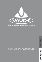 Vaude TAURUS UL XP Mode D'emploi