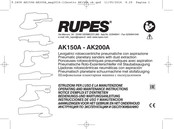 Rupes AK150A Notice D'emploi Et D'entretien
