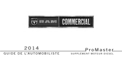 RAM Commercial ProMaster 2014 Guide De L'automobiliste