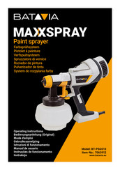 Batavia MAXXSPRAY 7063912 Mode D'emploi