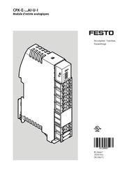 Festo CPX-E-AI-U-I Serie Mode D'emploi