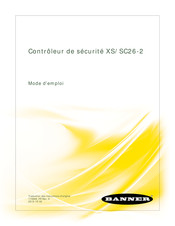 Banner XS/SC26-2 Mode D'emploi