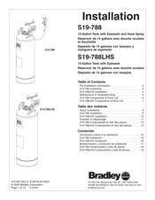 Bradley S19-788 Mode D'emploi