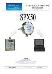 SEFRAM SPX50 Mode D'emploi