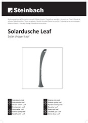 Steinbach Solar shower Leaf Mode D'emploi