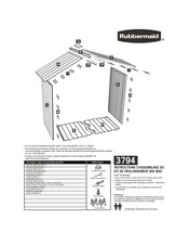 Rubbermaid 3794 Instructions D'assemblage