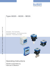 Burkert 8025 Manuel D'utilisation