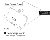 Cambridge Audio iD100 Mode D'emploi