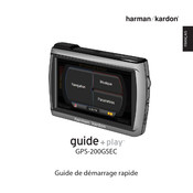 Harman Kardon guide+play GPS-200GSEC Guide De Démarrage Rapide