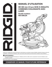 Ridgid MS1290LZA Manuel D'utilisation