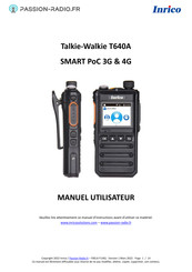 Inrico Talkie-Walkie T640A Manuel Utilisateur