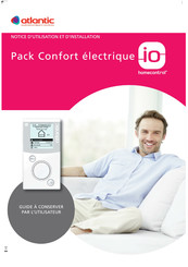Atlantic Pack confort Elec IO Home Control Notice D'utilisation Et D'installation