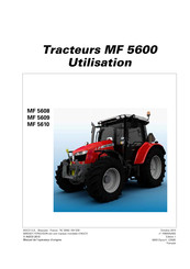 MASSEY FERGUSON MF 5610 Mode D'emploi